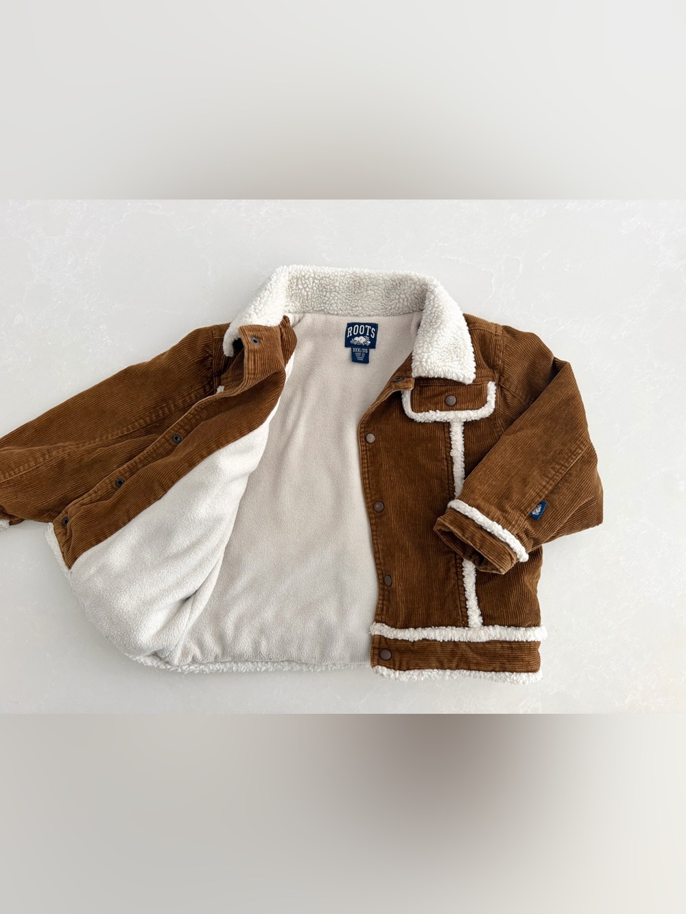 Vintage Roots Kids Sherpa Lined Corduroy Jacket • Size 3T